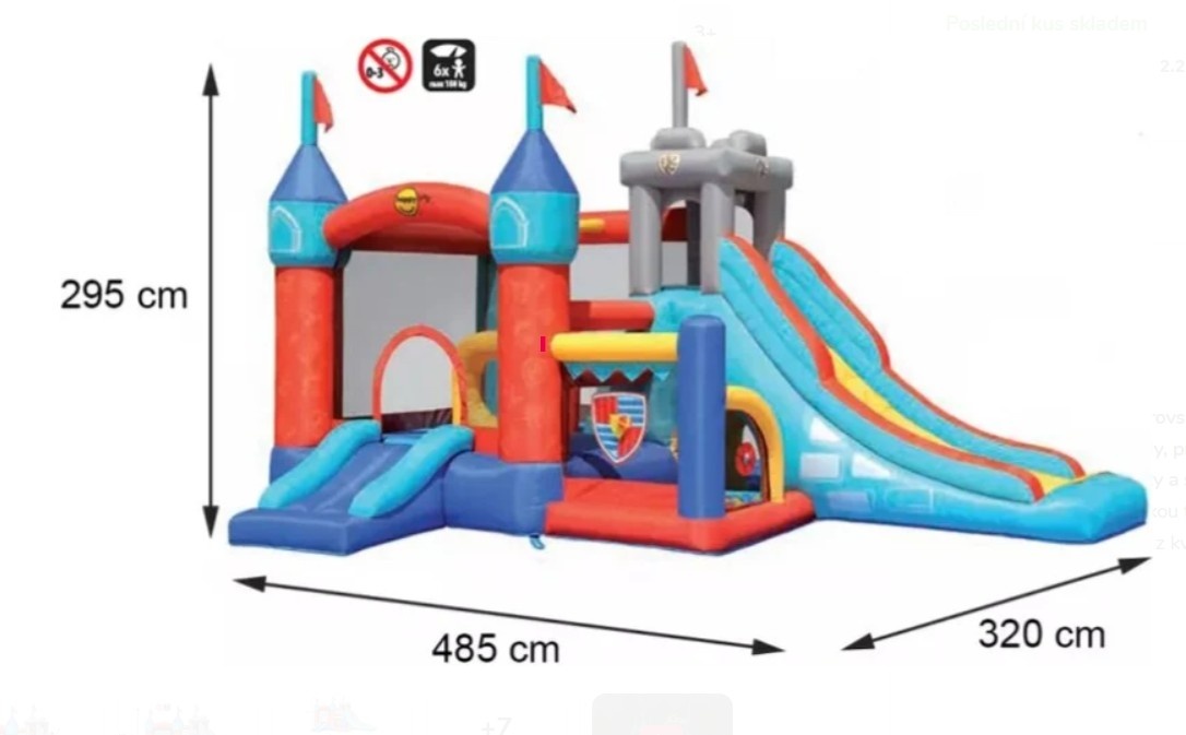 Skákací hrad - Rytířský - 7