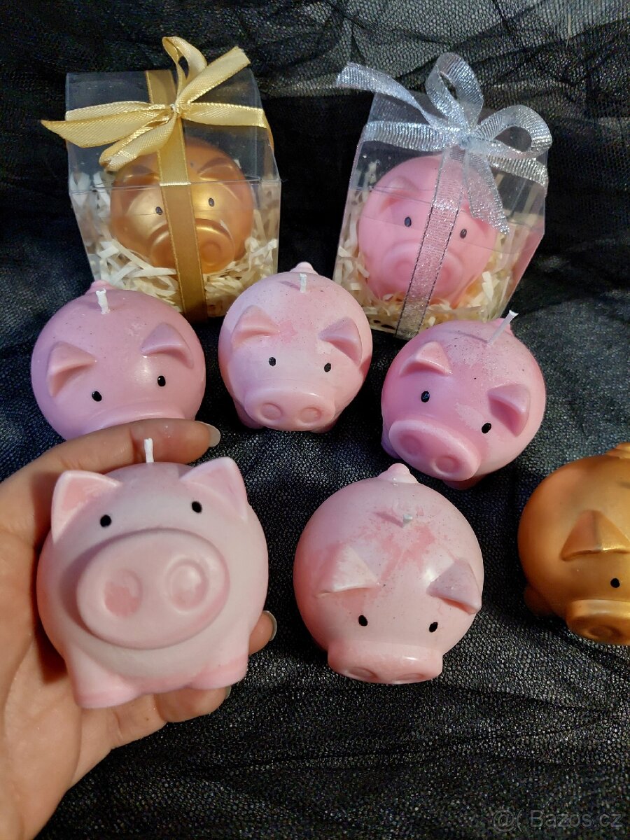 Prasátko pro-Sójová svíčka - 7