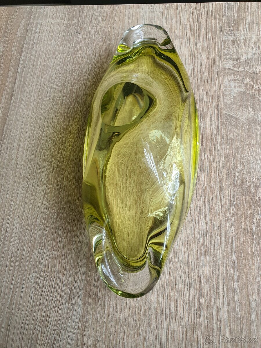 Hutní sklo Žardiniéra, miska - 7