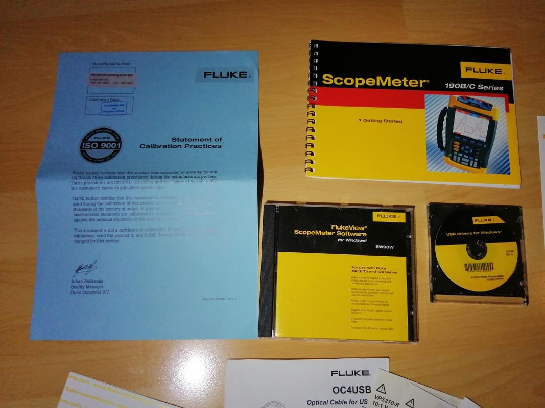 Osciloskop/Scopemeter Fluke 196C, 100MHz, 1Gs/s - 7
