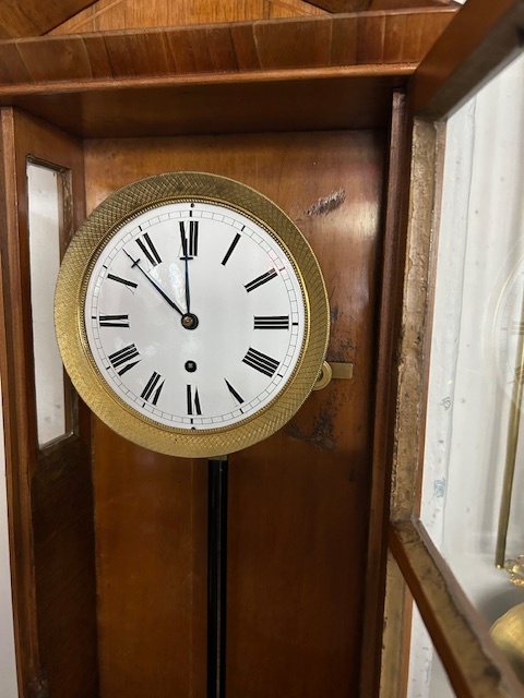 Hodiny biedermeier originál - dachle. - 7