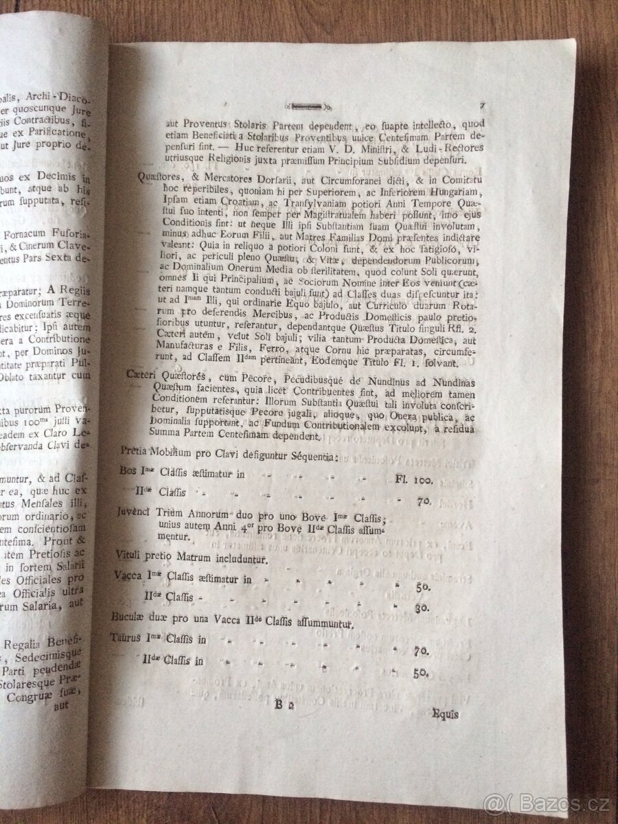 Krajinský zákon/daňový výmer Zvolenská stolica (1808) - 7