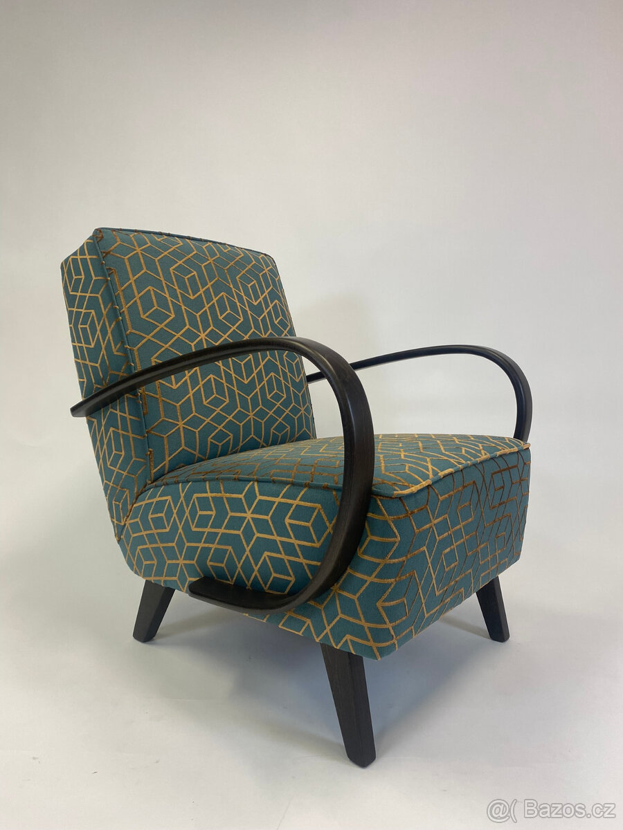 2x Luxusní křesla Halabala po kompletní renovaci - 7