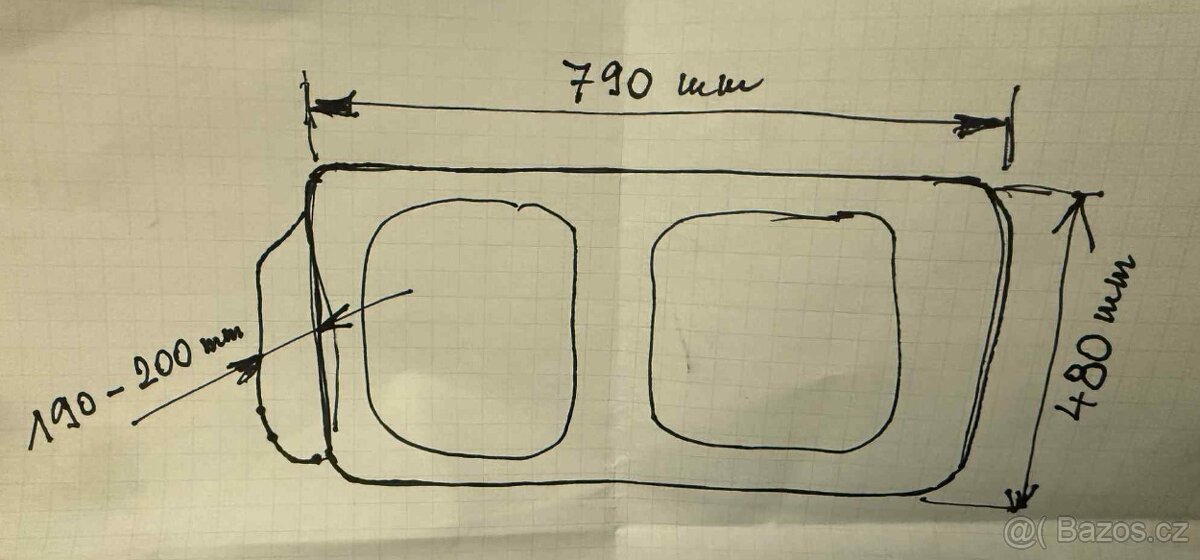 Nerezový dřez - dvojitý - 7