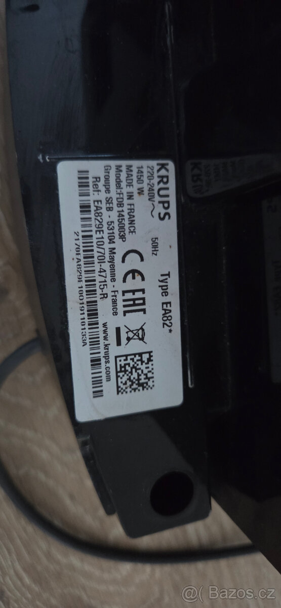 Prodám automatický kávovar Krups EA82 - 7