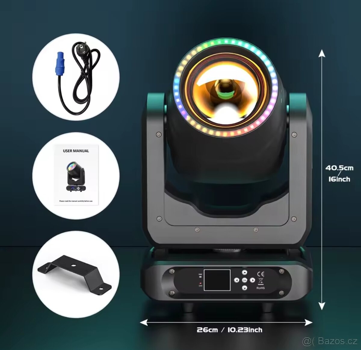 2 kusy Led Beam 24 prism nová cena - 7