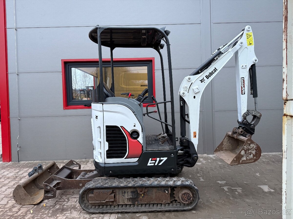 Bobcat E17z Minibagr 1,75T + 2x lžíce rok 2021 - 7
