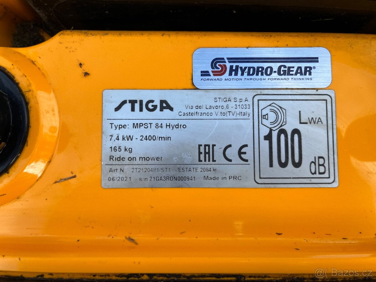 Traktůrek Stiga estate 2084h - 7