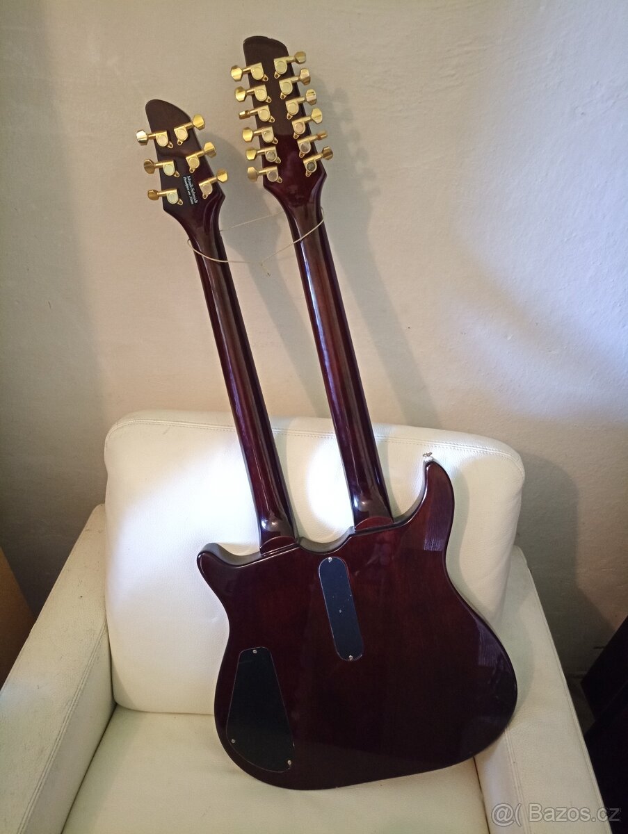 Prodam Guitar Career Double Neck 6/12 Electric. - 7