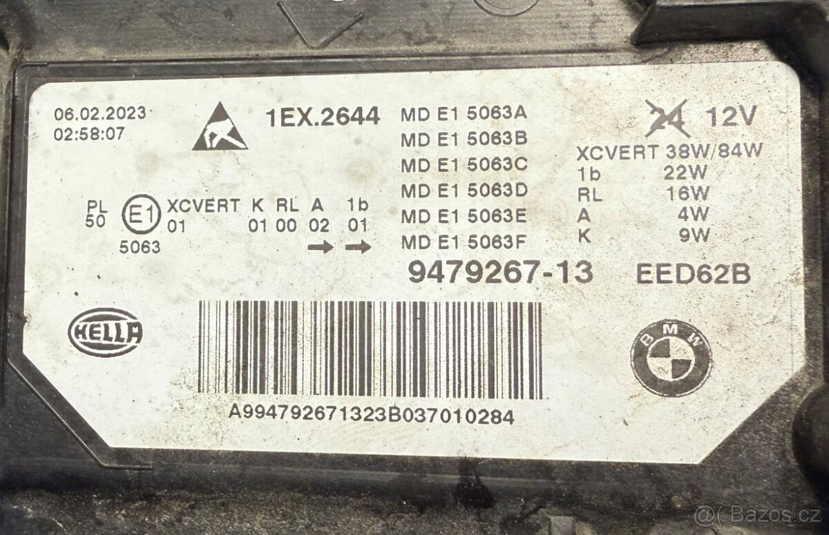 Světlomet laserový levý 9479267 BMW 5 G30, G31, F90 - 7