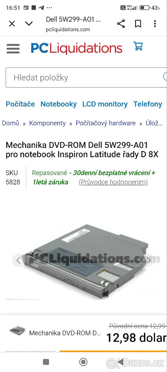 Prodam dily na notebook Dell - 7