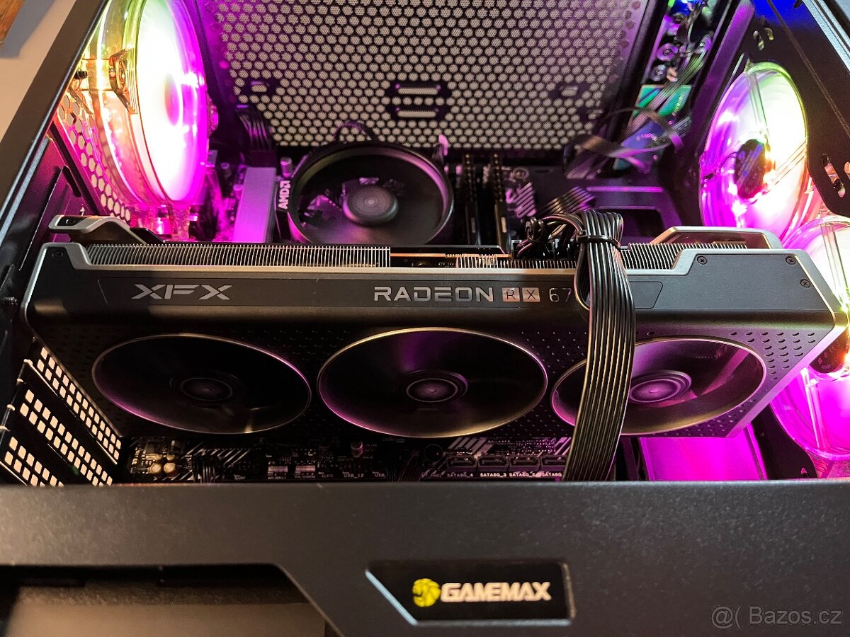 Herní PC: Ryzen 5 5600 /RX 6700 XT 12gb /16gb RAM /Záruka - 7