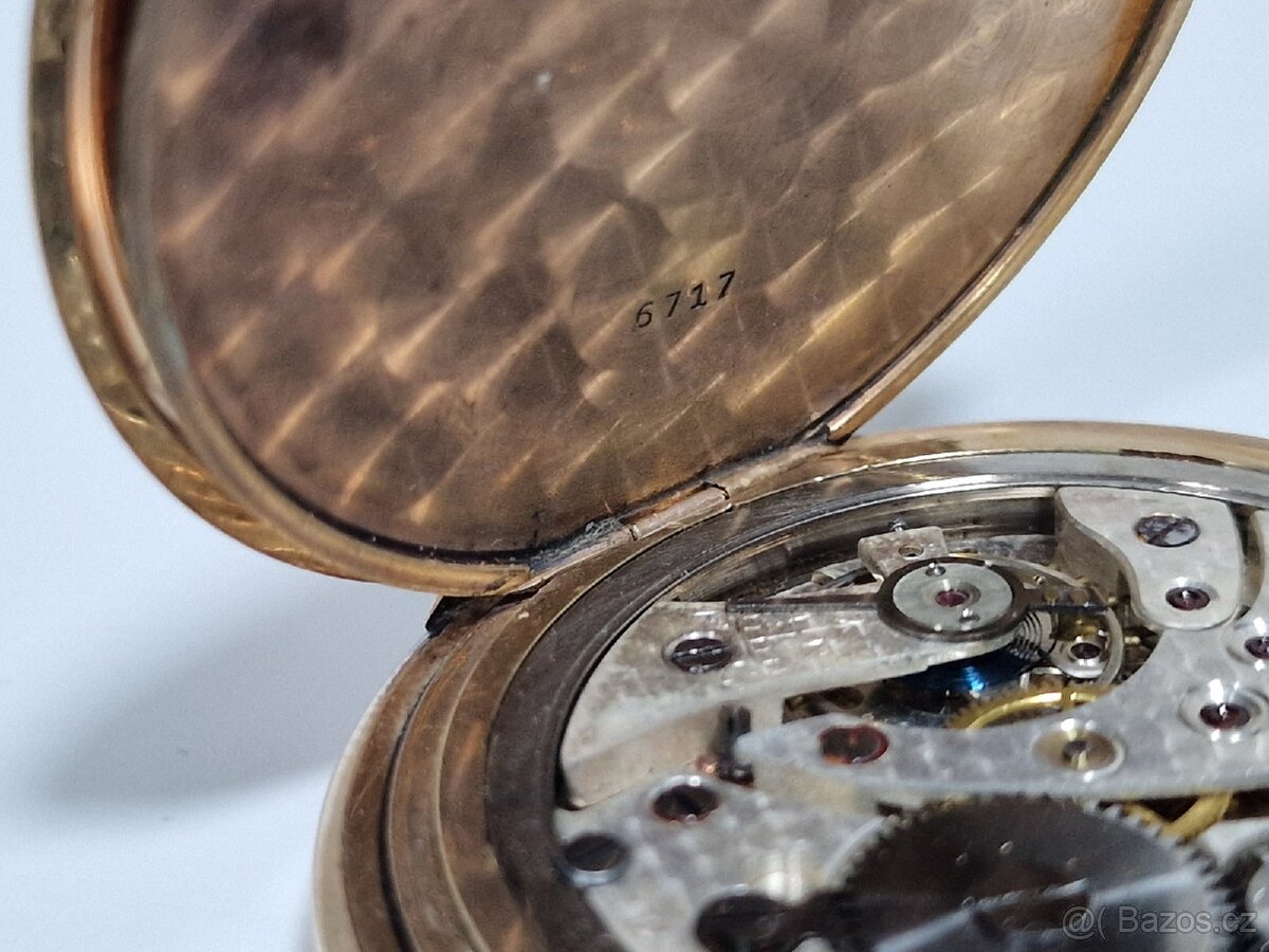 Zlaté kapesní hodinky Wyler - 7