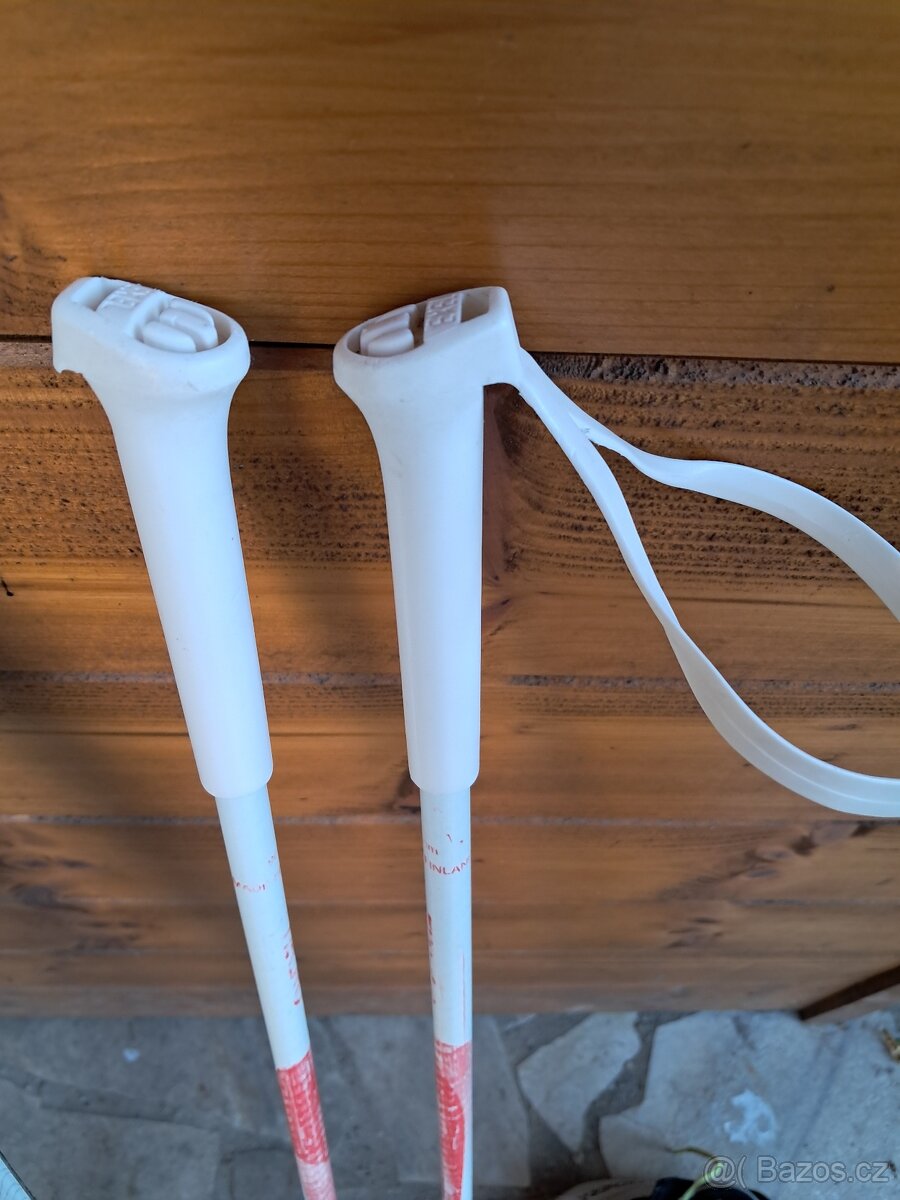 Běžky 110 cm, boty Fischer 19 cm, hůlky 90 cm - 7