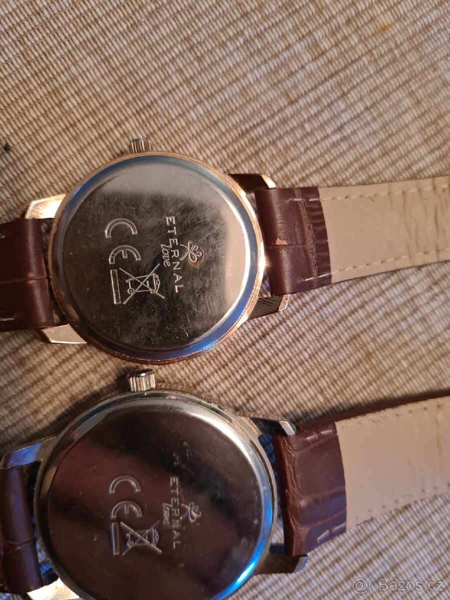 Prodám hodinky 2 ks zn. Eternal love dámské a pánské - 7