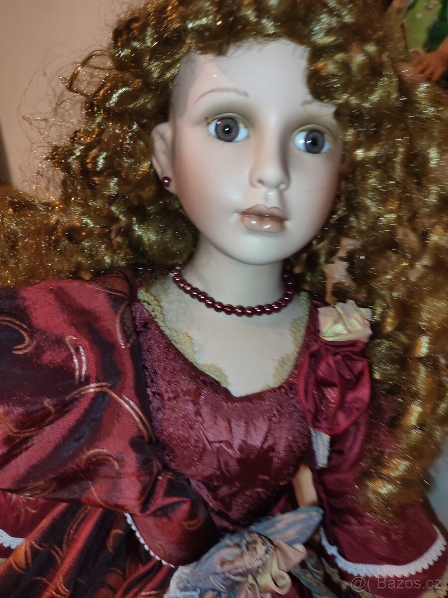 Porcelánová panenka veliká 63cm - 7