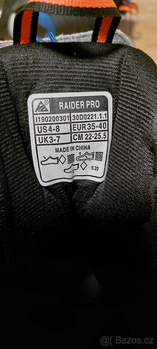 Kolečkové brusle K2 Raider Pro, vel.35-40 - 7