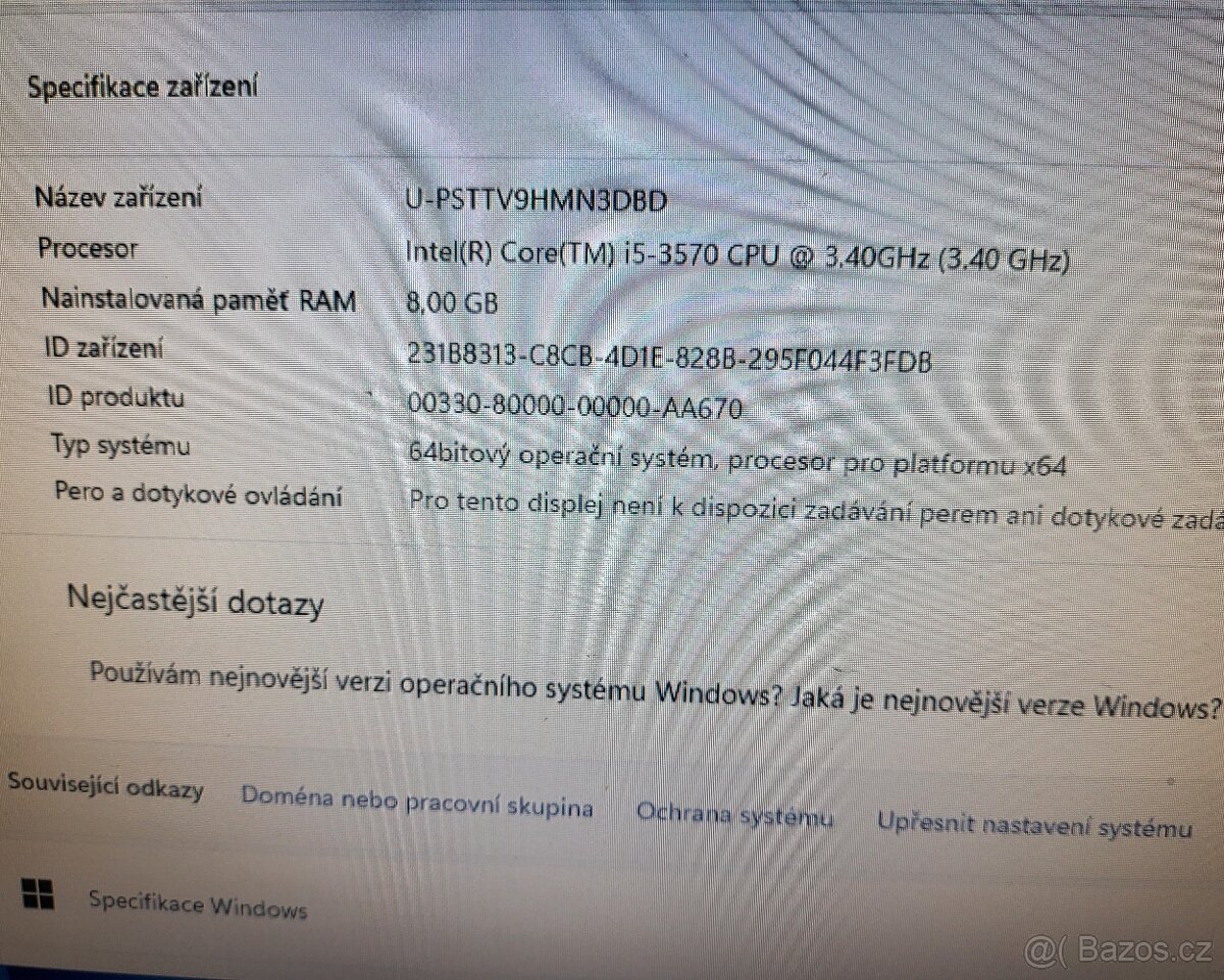 Stolní počítač Lenovo H520 i5 - 7