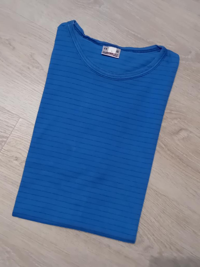 MODRÉ PÁNSKÉ TRIČKO - vel.XL / zn.Clevertex - 7