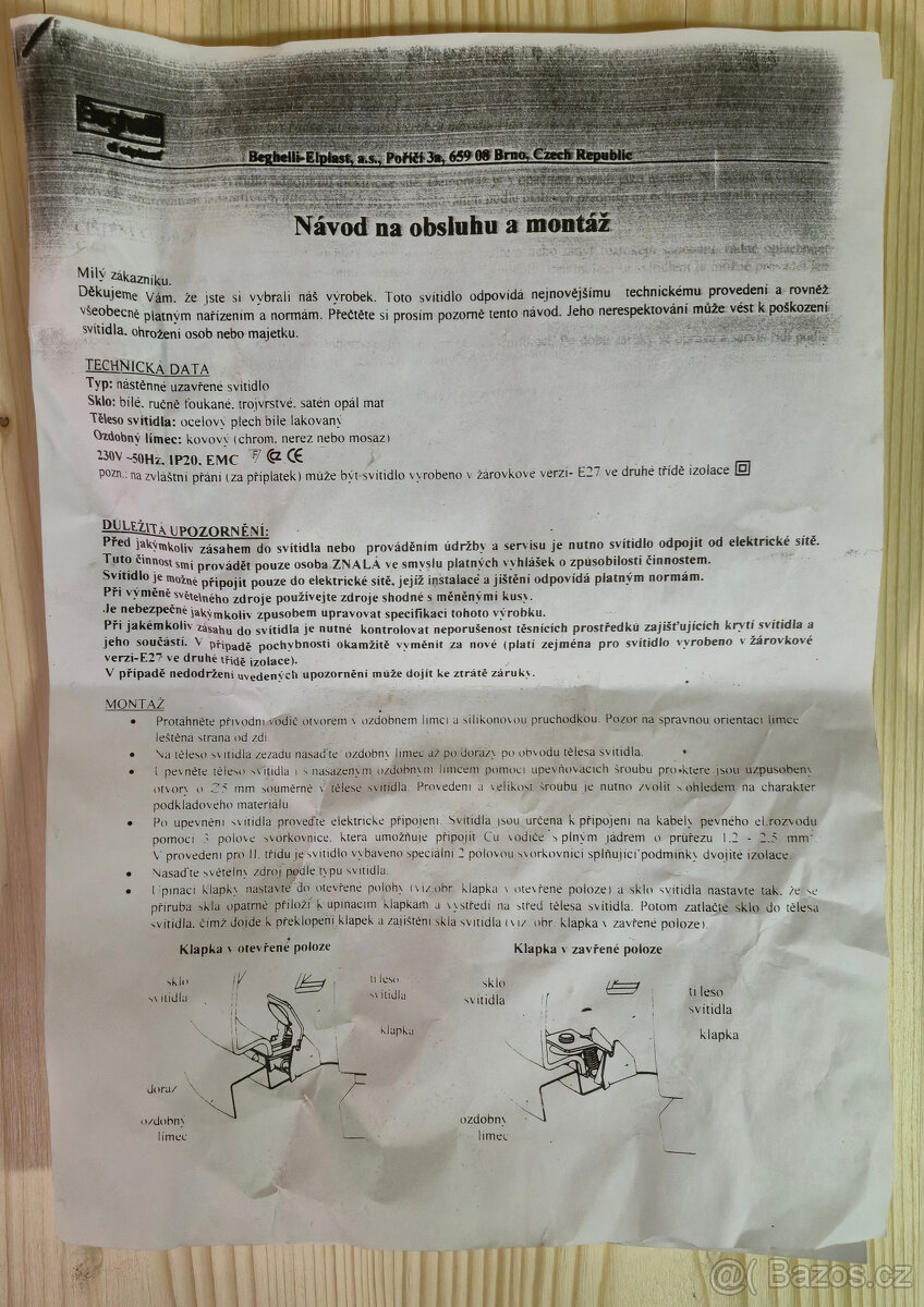 Svítidlo stropní - 7