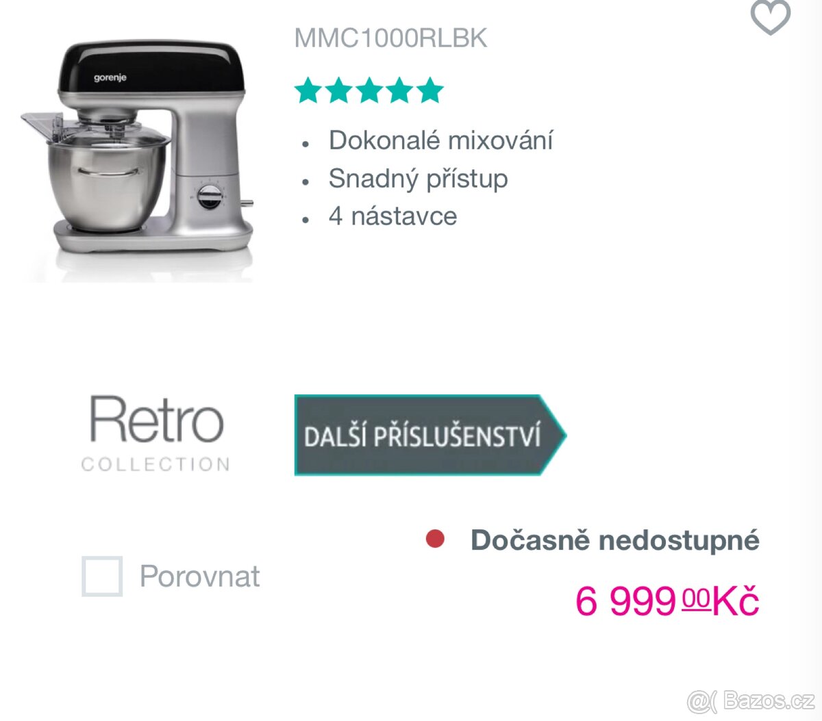 Kuchyňský robot Gorenje - 7