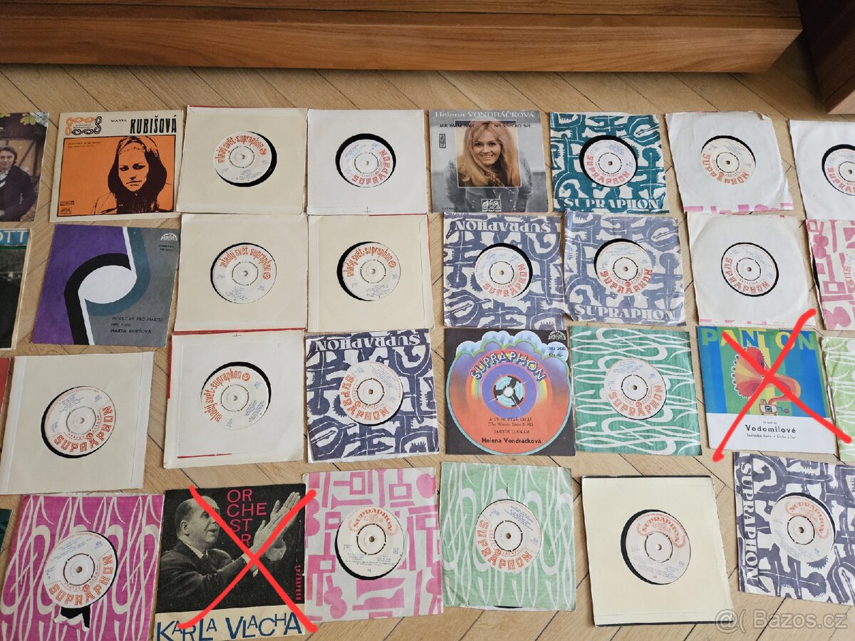 LP desky - 44 velkých + 68 malých - 7