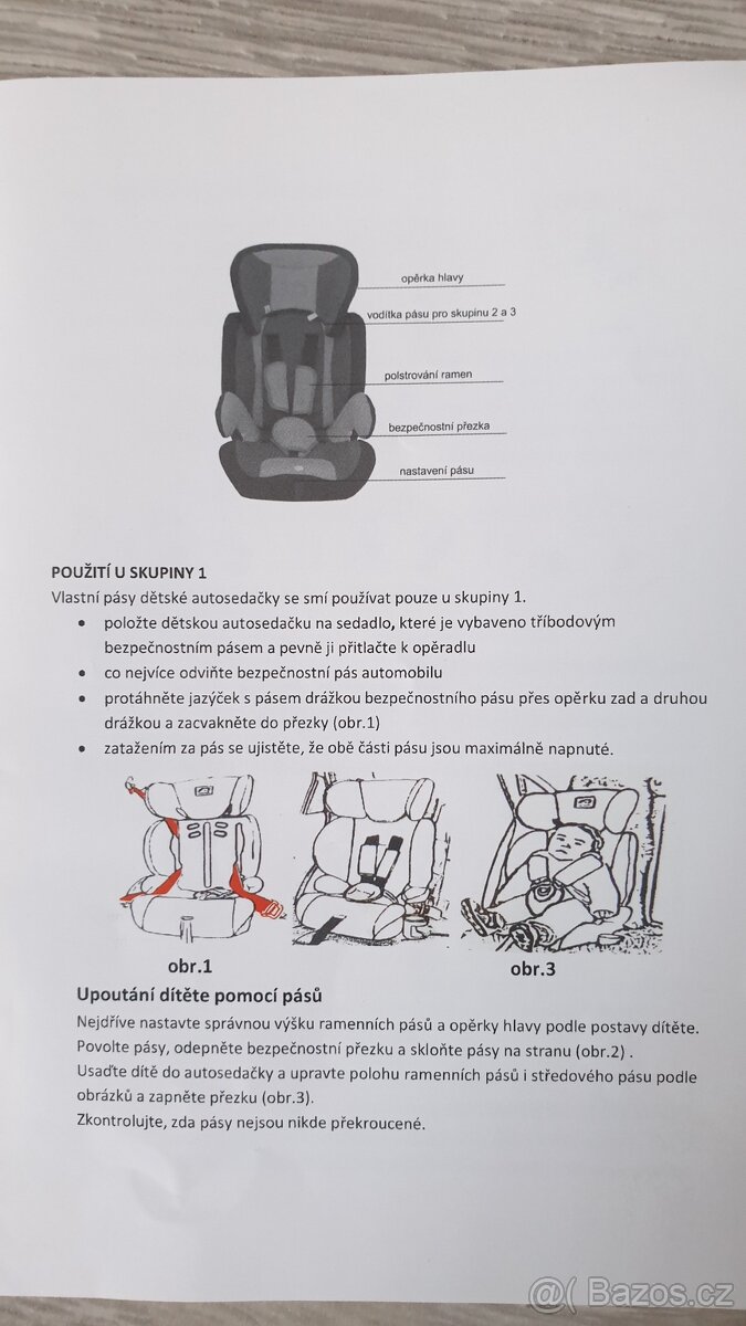 Dětská autosedačka 9-36 kg - 7