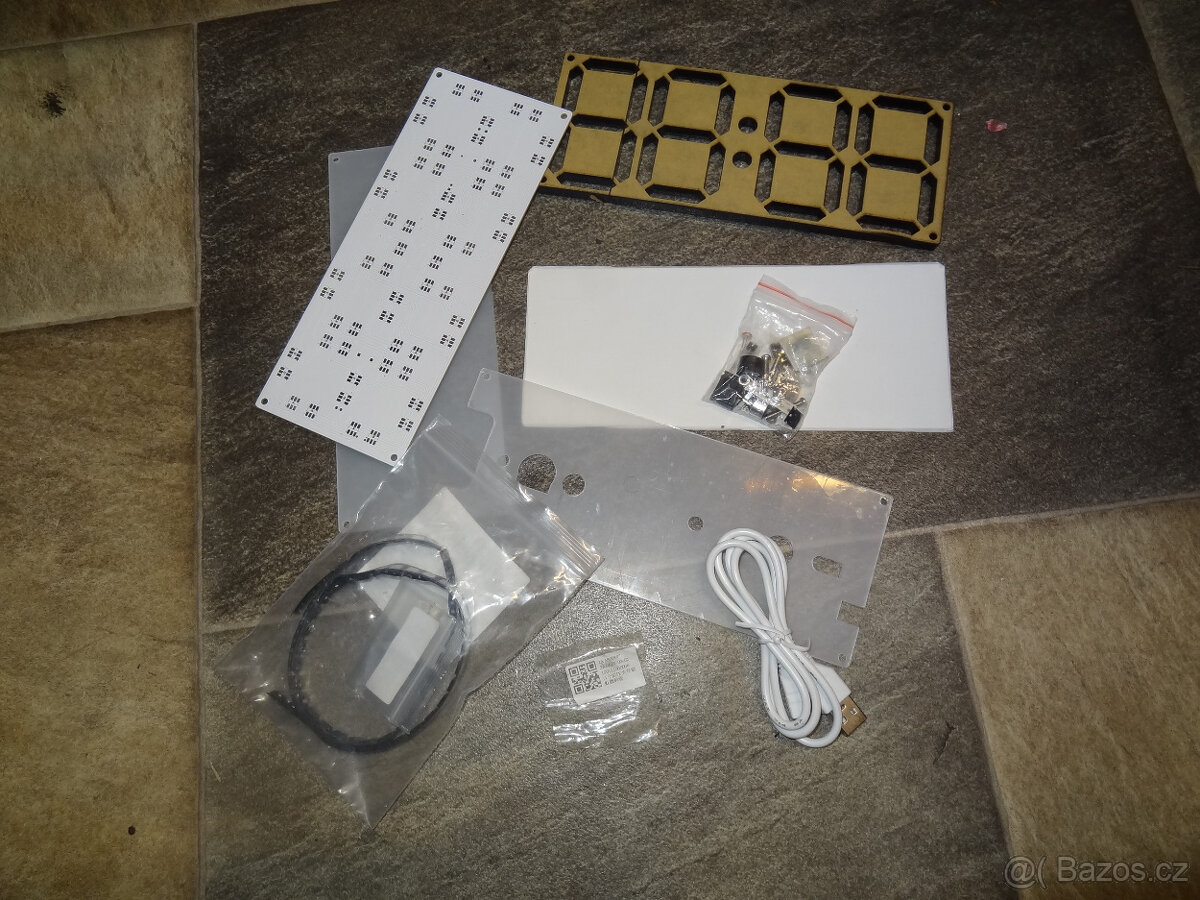 Duhove LED barevne digitalni hodiny UBERSWEET® DS3231 DIY ST - 7