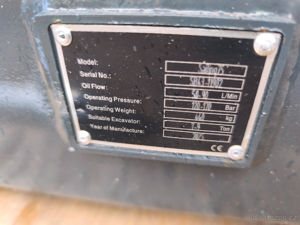 Hydraulické kladivo 6-9t - 7