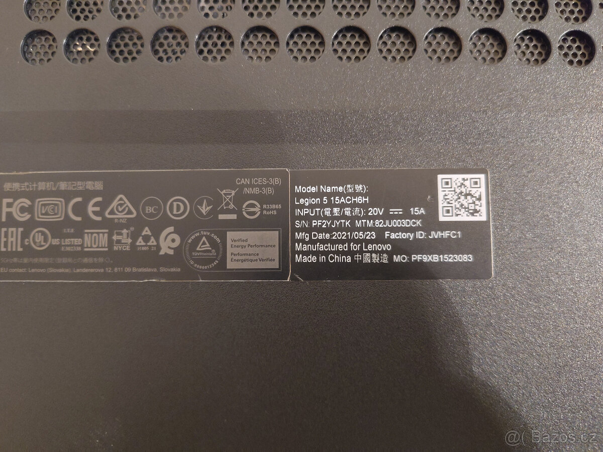 Lenovo Legion 5 15ACH6H, modrá - 7