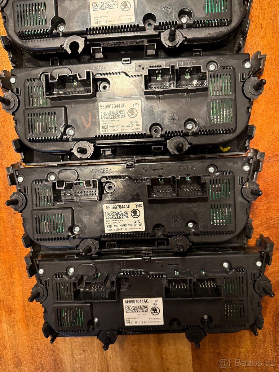 Ovládání topení a klimatizace Octavia 3 - 7