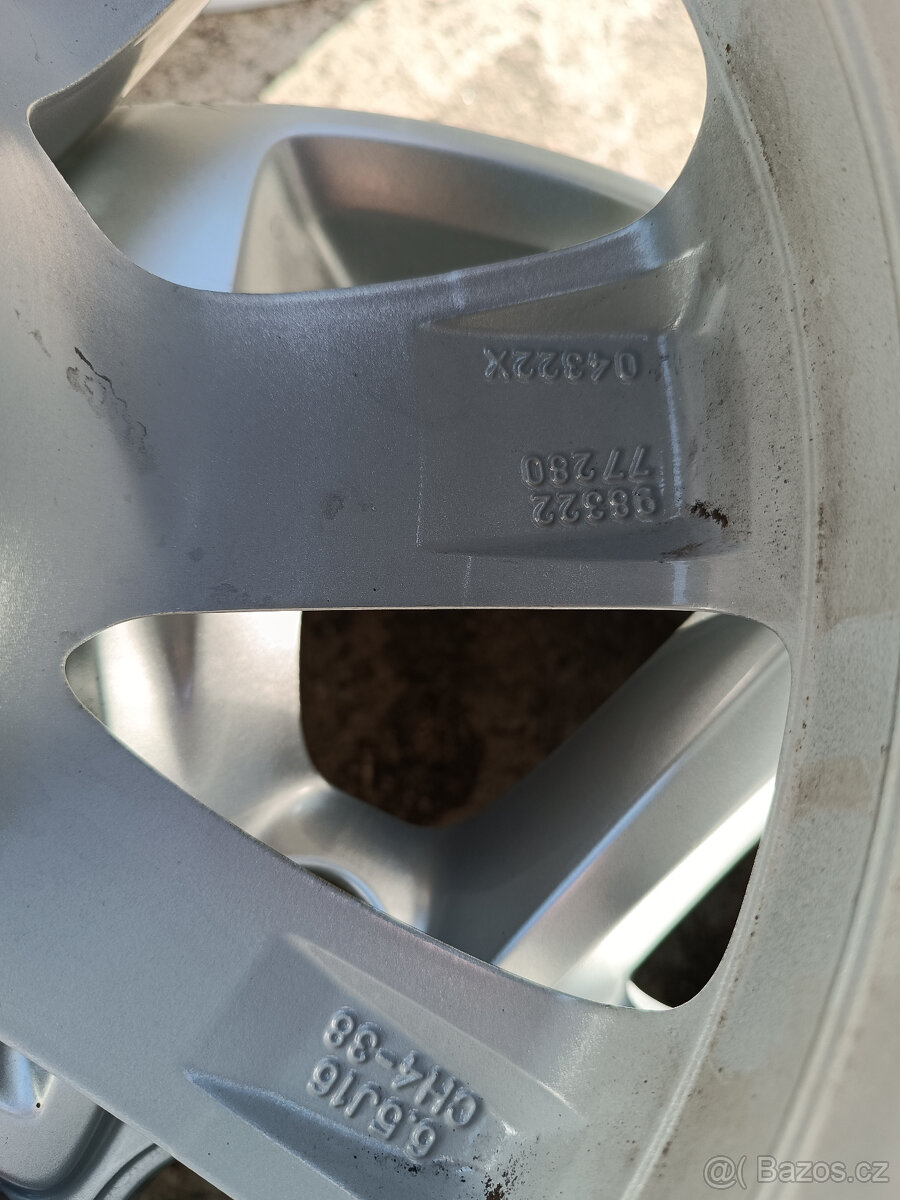 Opel Corsa F - originál alu 6,5x16 et38 - 7