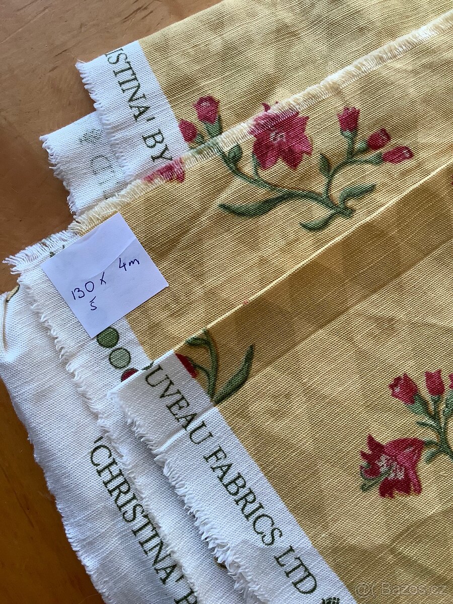 Metráž, látky + přezky na batoh - 7