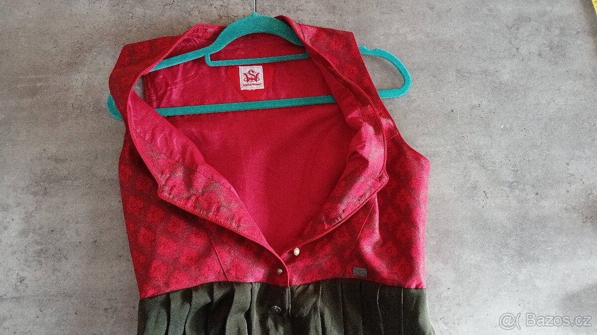 Krojové šaty dirndl Spieth & Wensky vel.M - 7