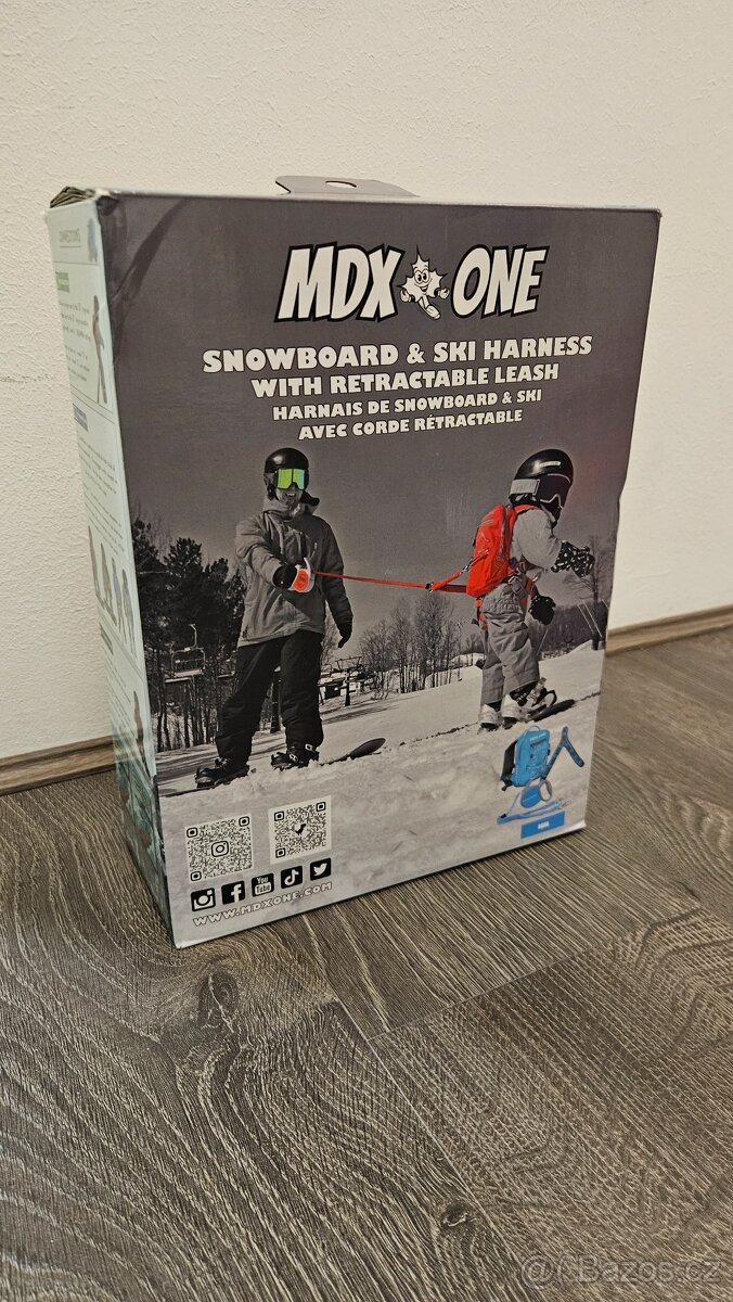 Snowboard dětský 70 cm Head + postroj - 7