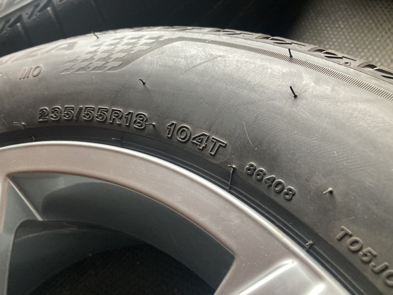 Alu kola VW TIGUAN II 18" 5x112 letní BRIDGESTONE 235/55R18 - 7