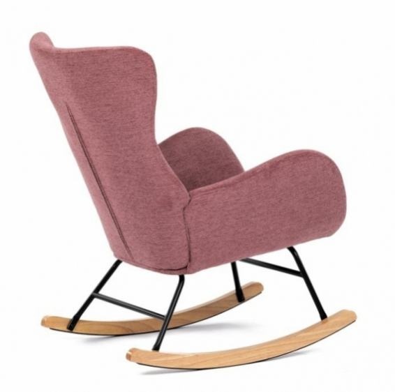 Houpací křeslo, růžová látka, AK-376 PINK2 - 7