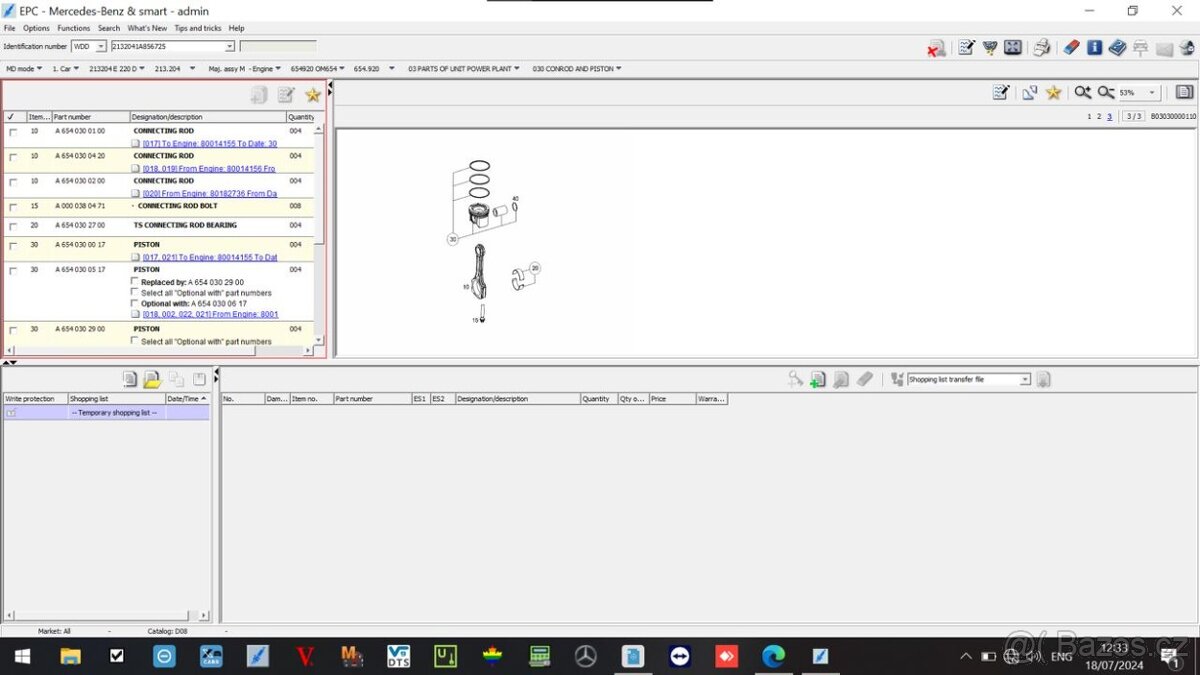 Diagnostika Xentry 2025 + DAS + Passthru kabel | osobní před - 7