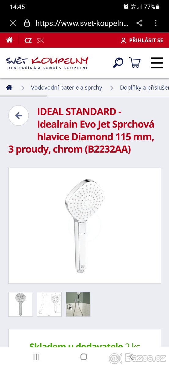 Ideal Standard baterie+ sprcha - 7