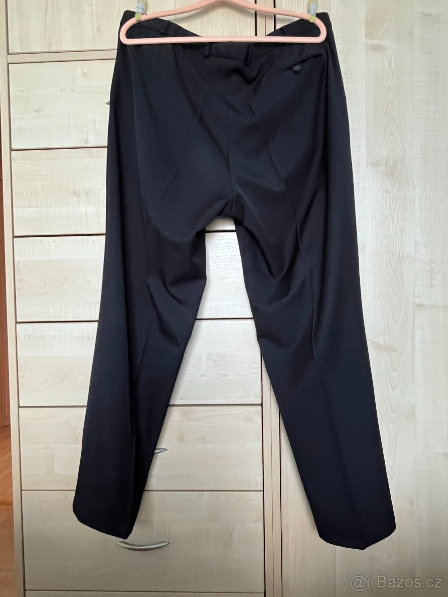 Černý pánský oblek 56/176 - 7