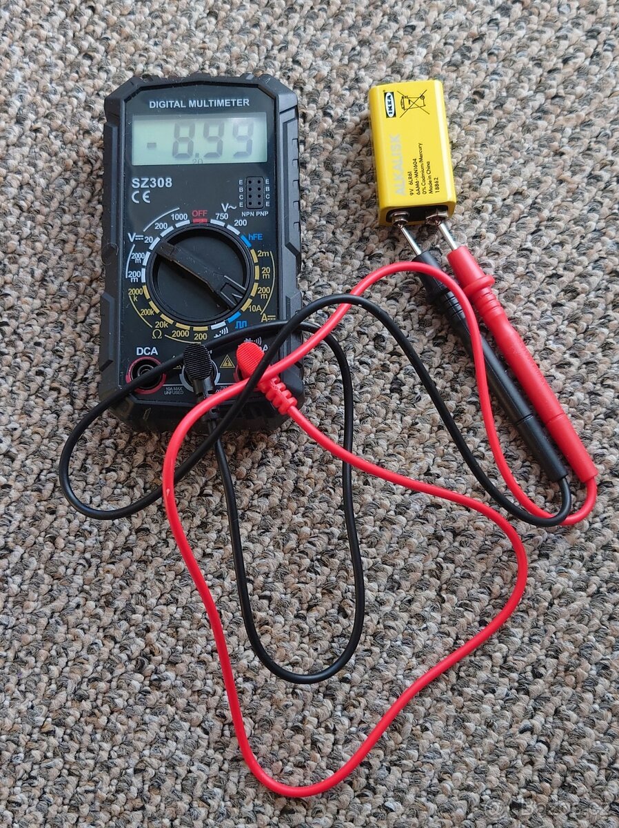 Digitální multimetr ANENG SZ308 černý - 7