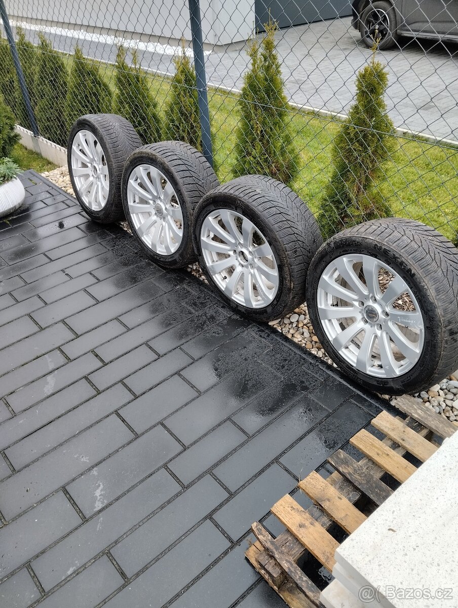 Alu kola 5x112 R17, celoroční pneu - 7