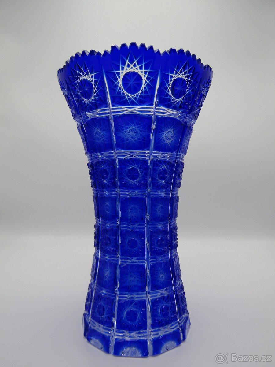 sada vázy barevný křišťál dekor paula ceasar crystal - 7