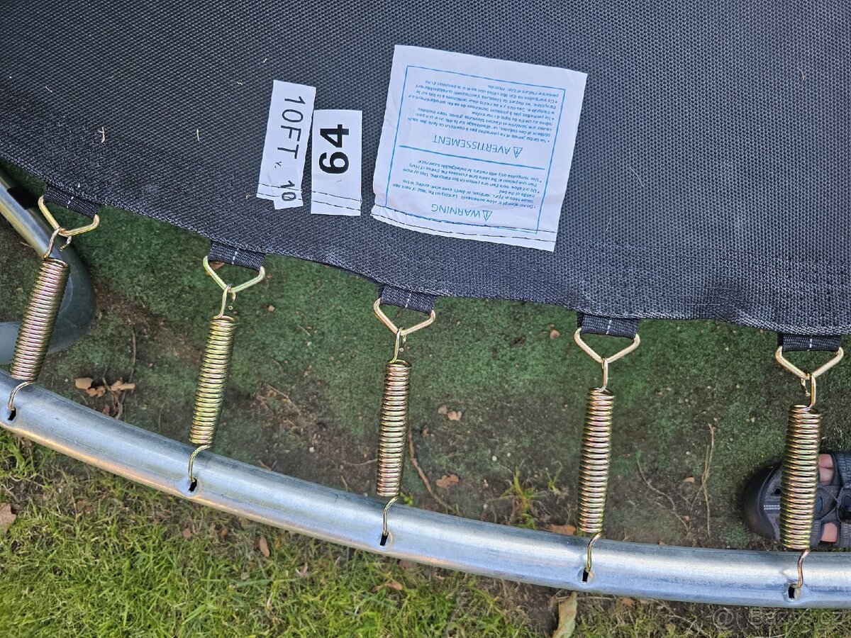 PRAKTICKY NOVÁ TRAMPOLÍNA 3,5M - 7