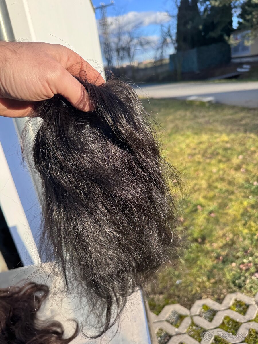 Pánské toupee – 100 % přírodní vlas - 7