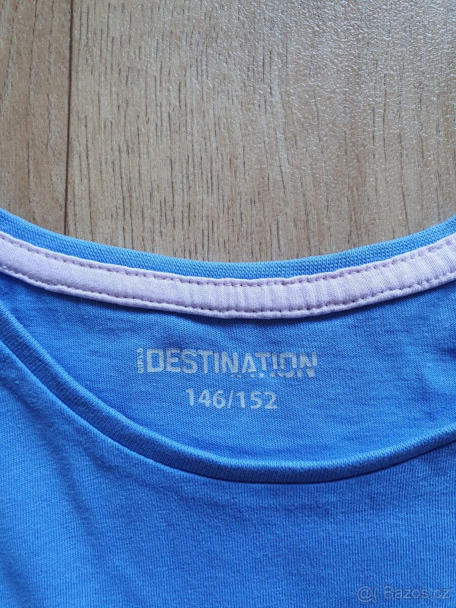 Set tří dívčích triček, krátký rukáv vel.146/152 - 7