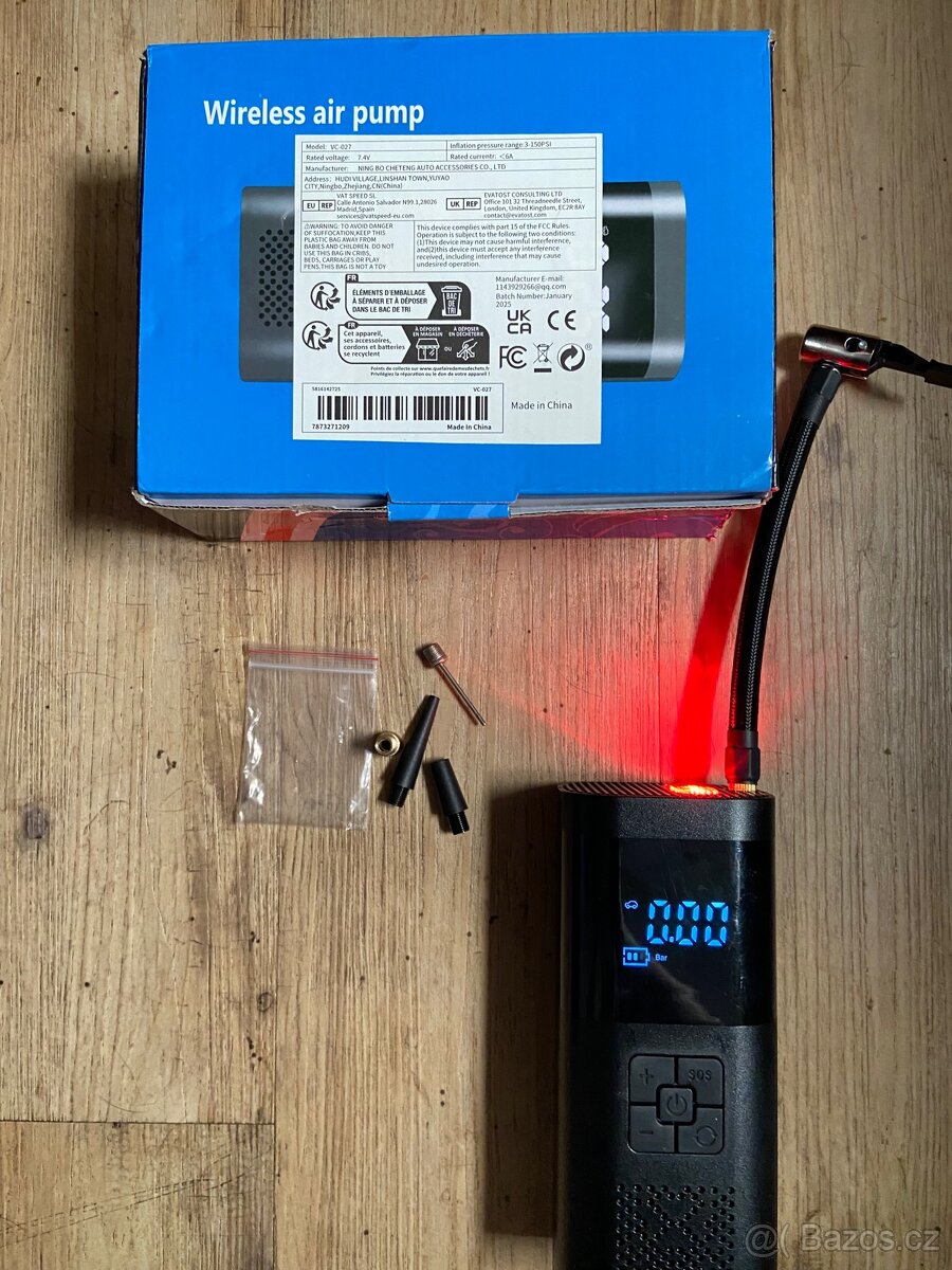 Vzduchový kompresor AKU 6000mAh - 7