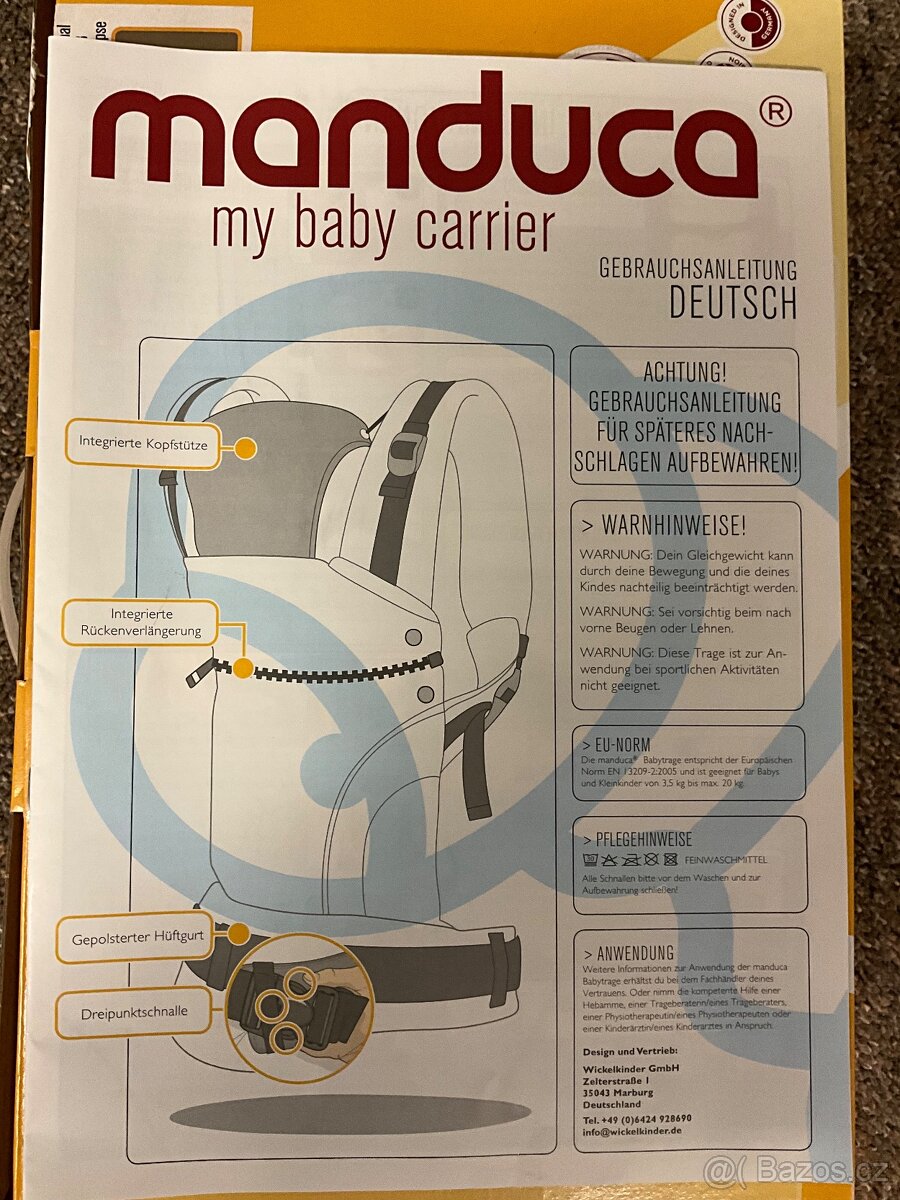 Nové nosítko Manduca - 7