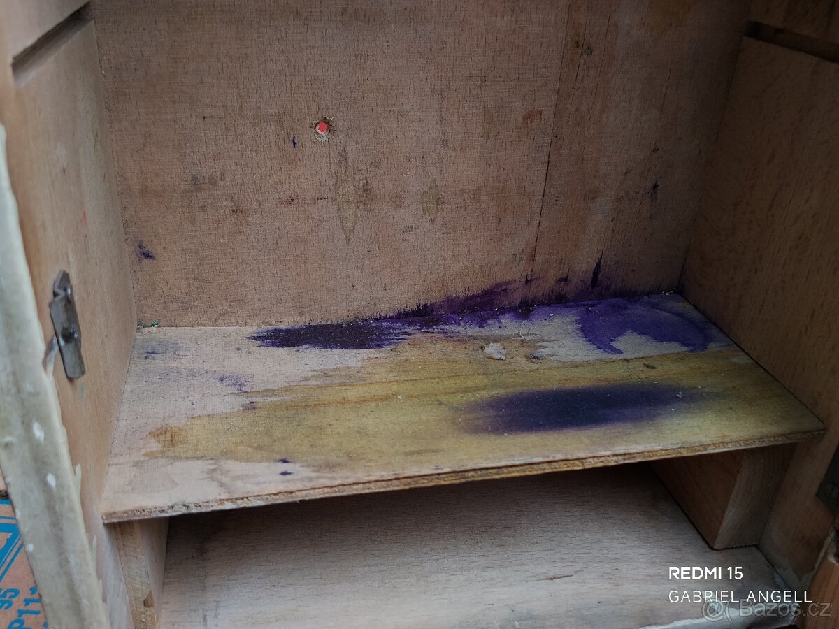 Staré Dřevěné Skříňky (Lékárničky) - 7