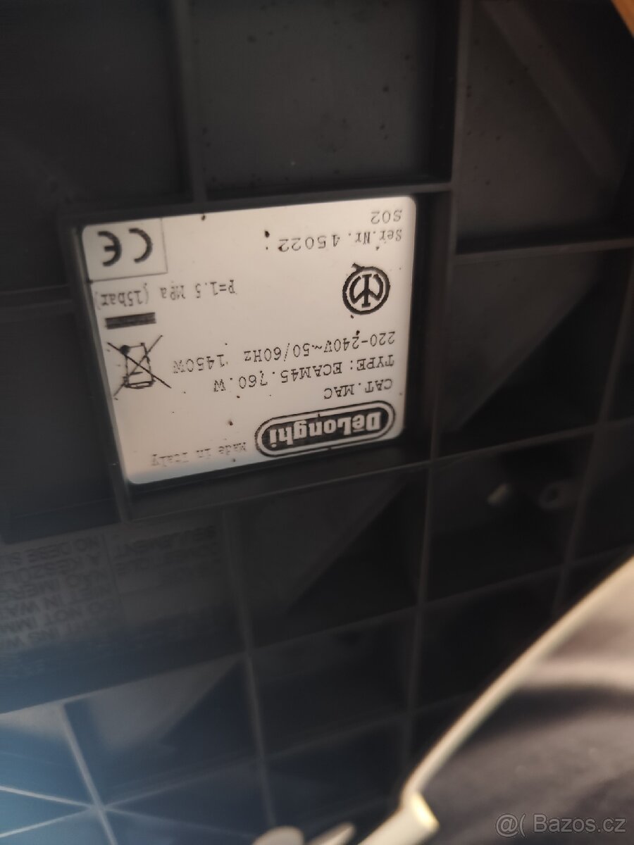 Prodám automatický kávovar DeLonghi Eletta cappuccino top - 7